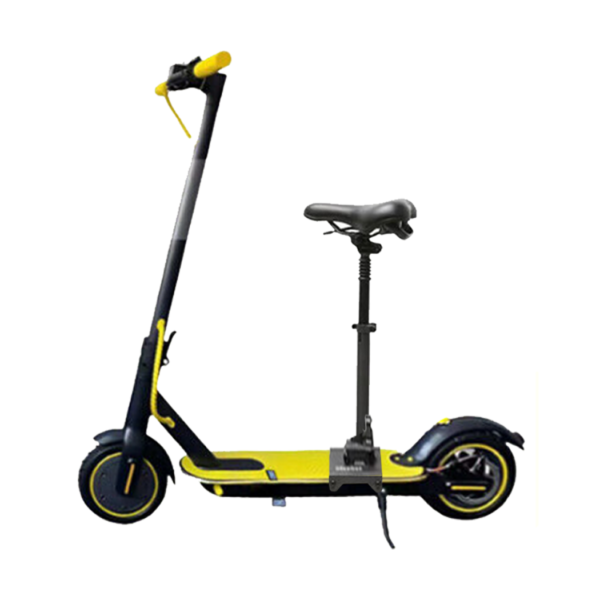 Portable Electric Scooter 40KM/H 800W Adult Foldable Travel E Bike Yellow with Seat APP 2024