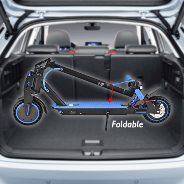 Electric Scooter 900W 40KM/H Foldable Travel E-Bike w/ Shock Absorber - Image 10