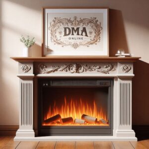 DMA Online Electric Fireplace With Mantel- Benefits Of Electric Fireplaces