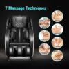 HOMASA 4D Electric Massage Chair Full Body Zero Gravity Shiatsu Heating Massager - Image 4