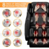 HOMASA 22 Nodes Full Body Electric Massage Chair Recliner Zero Gravity Shiatsu - Image 23