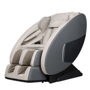 Livemor Massage Chair Electric Recliner Shiatsu Full Body Massager Grey Ellmue