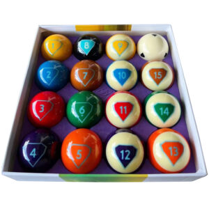 MACE Diamond Pool Balls 2-1/4-Inch set