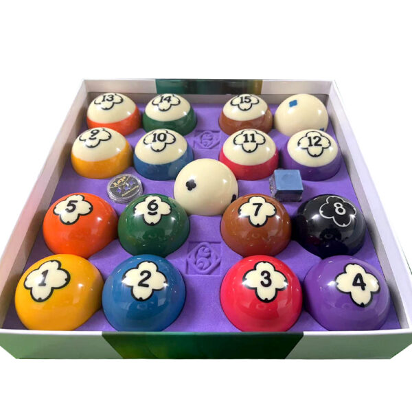 MACE Plum Blossom 2-1/4-Inch Advanced Pool Balls For Pool Billiards Table - Image 2