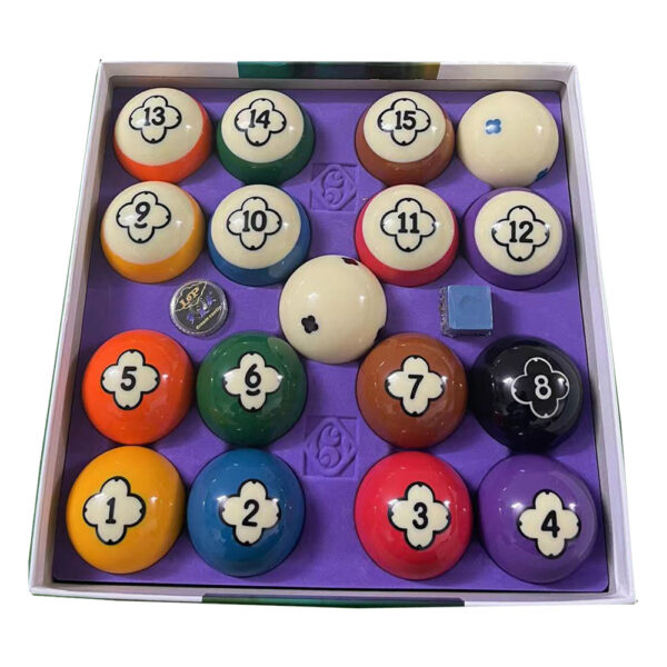 MACE Plum Blossom 2-1/4-Inch Advanced Pool Balls.