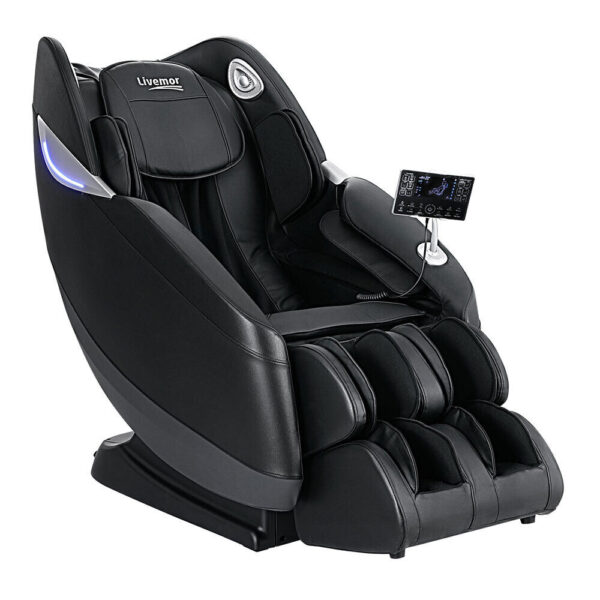 Livemor Massage Chair Electric Recliner SL-track Full Body 3D Massager Flynn - Image 7