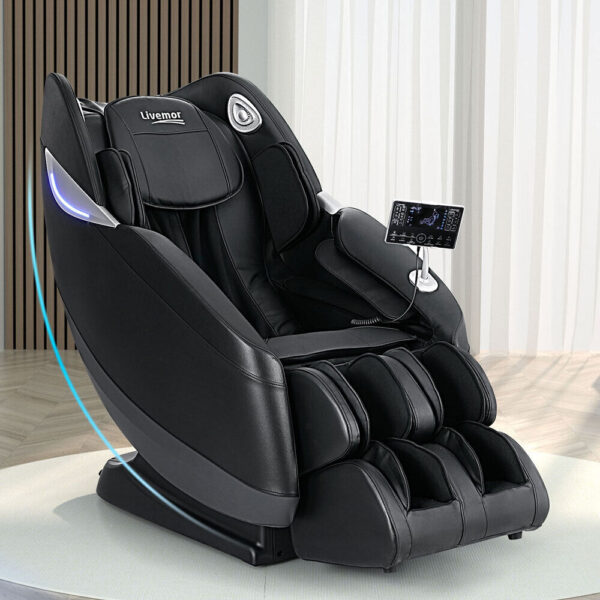Livemor Massage Chair Electric Recliner SL-track Full Body 3D Massager Flynn - Image 8
