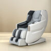 Livemor Massage Chair Electric Recliner SL-track Shiatsu Massager White Varitas - Image 8
