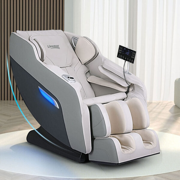Livemor Massage Chair Electric Recliner 24 Nodes Full Body Massager Brisa - Image 8