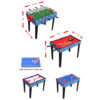 MACE 3FT 4-In-1 Multifunctional Table For Kids Billiard/Air Hockey/Table Tennis/Football MDF – Black&Blue - Image 4