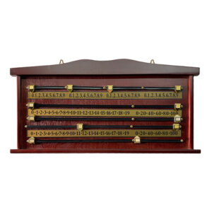 MACE 70×35.5cm Rubber Pointer Scoreboard Billiard Table Accessory – Red