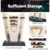 MACE Durable Pool Cue Stand Multifunctional Billiard Cue Rack – Black&White - Image 3