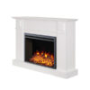 Berwick 2000W Electric Fireplace Heater White Mantel Suite with 30" Starlight Insert - Smartphone Control - Image 2
