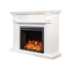 George 2000W Electric Fireplace Heater White Mantel Suite with 30" Starlight Insert - Smartphone Control - Image 2