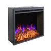 Kingsley 2000W Electric Fireplace Heater White Mantel Suite With 30" Starlight Insert - Smartphone Control - Image 6