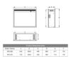Reno 1500W 26 Inch Electric Fireplace Insert - Image 11