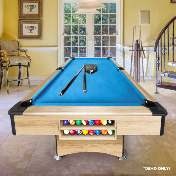 MACE 8FT 3-IN-1 Foldable Pool Table Snooker Table Pool Table Billiards Game / Table Tennis Table / Dining Table - Image 2