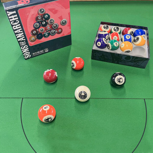 MACE 2″ Pool Balls Set For Pool Billiards SOA – Logo - Image 4