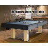 MACE 8FT Slate Pool Table Snooker Table Billiards Table With Dinning Top - Image 4