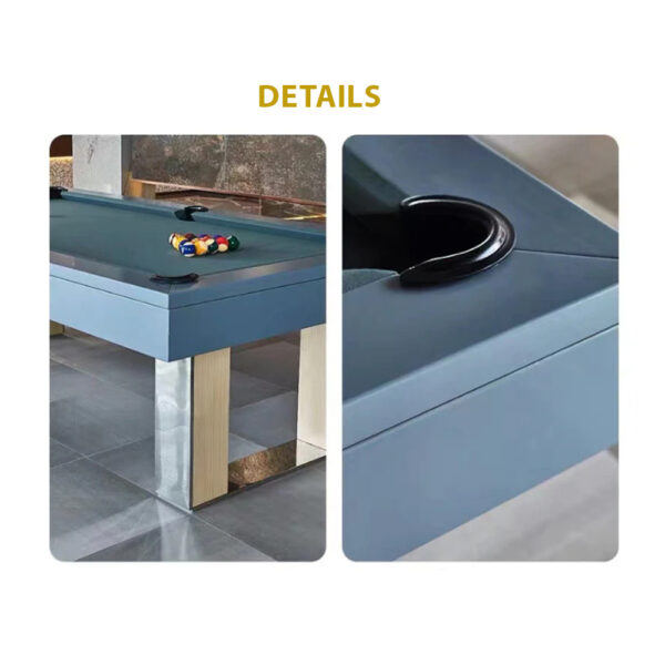 MACE 8FT Slate Pool Table Snooker Table Billiards Table With Dinning Top - Image 7