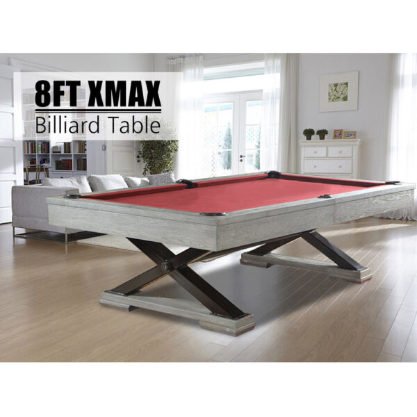 MACE 8FT XMAX Luxury Slate Pool / Billiards / Snooker Table With Dining Top - Image 2