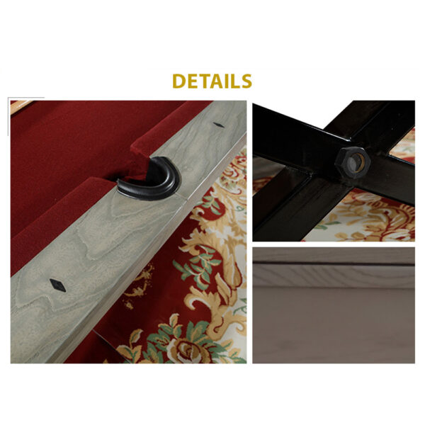 MACE 8FT XMAX Luxury Slate Pool / Billiards / Snooker Table With Dining Top - Image 6