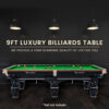 RASSON 9FT Strong II Luxury Competition Pool / Billiards / Snooker Table - Image 3