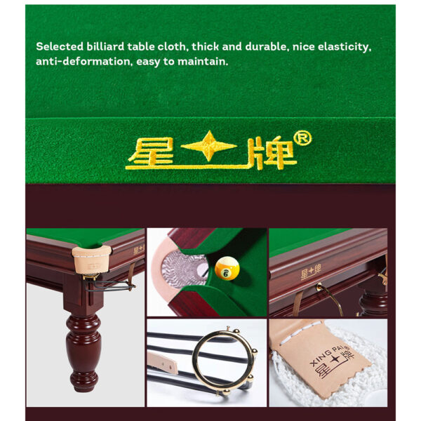 Xingpai Chinese Luxury Slate Table Pool Table XW118 - Image 7