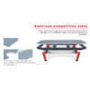Xingpai American Billiard Table XW130 Fancy Nine Ball Table Xiangyun Carving Billiard Case - Image 10