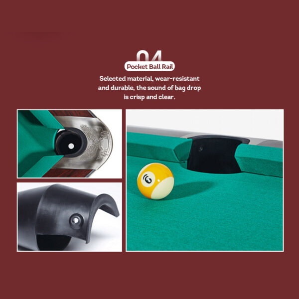 Xingpai American Pool Table XW136 TOURNAMENT Fancy Nine Ball Pool Table Open Pool Table - Image 8