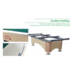 Xingpai American Pool Table XW138 Fancy Nine Ball Pool Table Economical Pool Table - Image 9