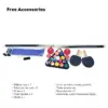MACE 7FT MDF 4-IN-1 Convertible Multi-function Table Free Accessories Air Hockey/ Billiards Table/ Dining Table/ Table Tennis Table - Black&Blue - Image 7