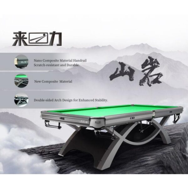 LAILI SHANYAN 9FT Professional Slate Pool Table - Image 2