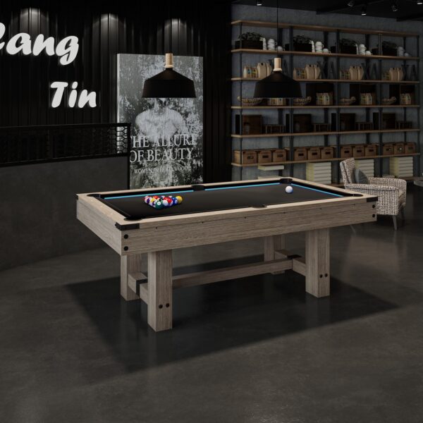 8FT 3IN1 Pool Table - Australian Legend | LED Light - Image 3
