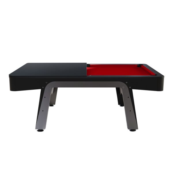 StarTrek 3IN1 Pool Table-8FT Red/Top Storage - Image 5