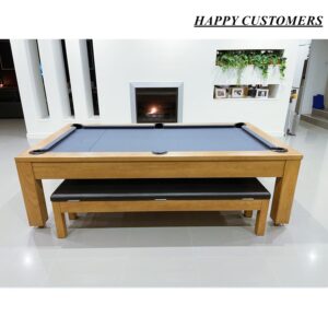 Holiday Luxury Pool Table in a modern dining room setting