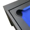 MACE 7FT MDF 4-IN-1 Convertible Multi-function Table Free Accessories Air Hockey/ Billiards Table/ Dining Table/ Table Tennis Table - Black&Blue - Image 13