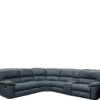 Brighton Corner Modular Manual Recliner Lounge Rhino Fabric Jet - Image 3