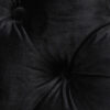 3 Seater Sofa Classic Button Tufted Lounge in Black Velvet Fabric with Metal Legs - Image 5