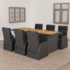 Outdoor Dining Set with Cushions Furniture Multi Colours 11/7/9 Piece - Image 3