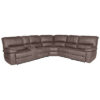 VERNON Rhino Fabric Modular Corner Recliner Sofa