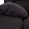 OFFO Captain 7 Seater Corner Modular Rhino Suede Electric Recliner Lounge Latte - Image 11