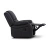 OFFO Captain 7 Seater Corner Modular Rhino Suede Electric Recliner Lounge Latte - Image 14