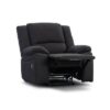 OFFO Captain 7 Seater Corner Modular Rhino Suede Electric Recliner Lounge Latte - Image 15