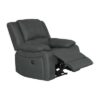 OFFO Captain 7 Seater Corner Modular Rhino Suede Electric Recliner Lounge Latte - Image 16