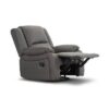 OFFO Captain 7 Seater Corner Modular Rhino Suede Electric Recliner Lounge Latte - Image 17