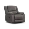 OFFO Captain 7 Seater Corner Modular Rhino Suede Electric Recliner Lounge Latte - Image 18