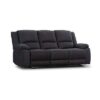 OFFO Captain 7 Seater Corner Modular Rhino Suede Electric Recliner Lounge Latte - Image 20