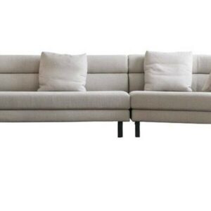 3 SEATER LOUNGE SOFA SPECIAL ARC CHAISE CORNER FABRIC MODULAR COUCH BRAND NEW