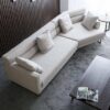 3 SEATER LOUNGE SOFA SPECIAL ARC CHAISE CORNER FABRIC MODULAR COUCH BRAND NEW - Image 2